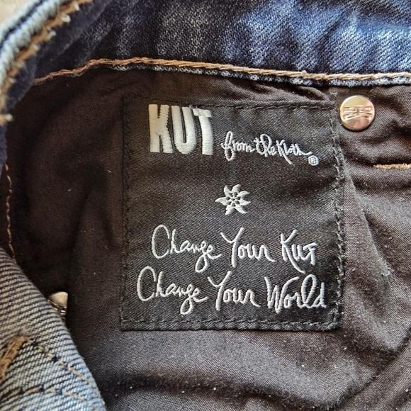 Kut from the Kloth Catherine Boyfriend Cuffed Mid Rise Jeans Womens 2P - Picture 11 of 15